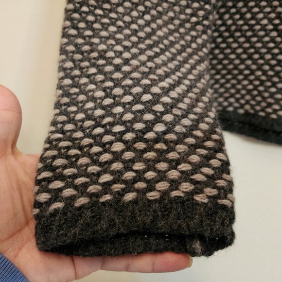 Vintage Tom Brian Wool Alpaca Blend Weave Knit Sweater Made Italy Unisex S/M - Picture 7 of 14